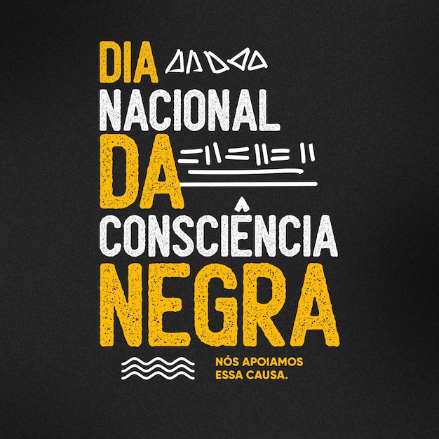 PSD grátis redes sociais alimentam dia nacional da consciência negra no brasil