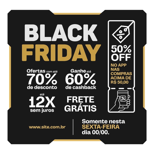 Redes sociais alimentam sexta-feira negra somente nesta sexta com ótimas ofertas