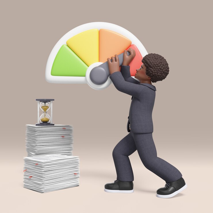 PSD grátis renderização 3d da pose do personagem afro empresário