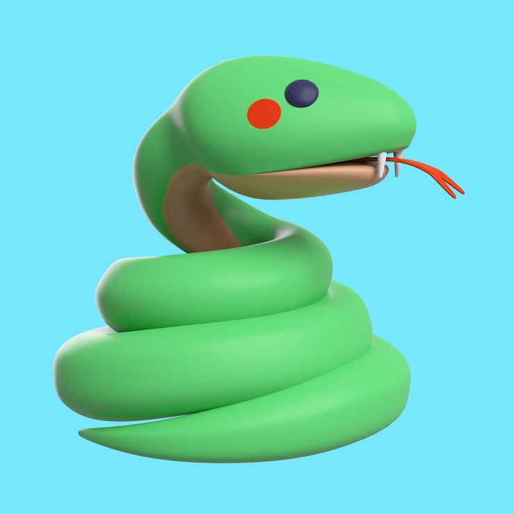 PSD grátis renderização 3d de animal selvagem