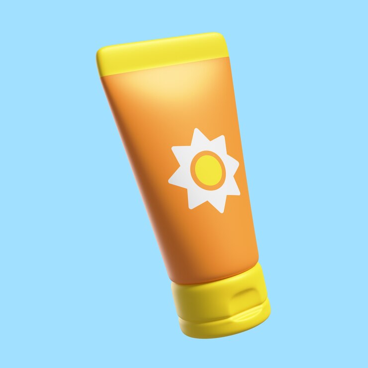 PSD grátis renderização 3d de produto cosmético