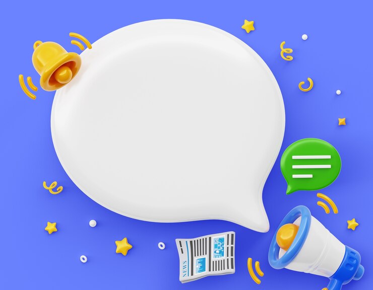 PSD grátis renderização 3d do fundo do banner em branco do anúncio