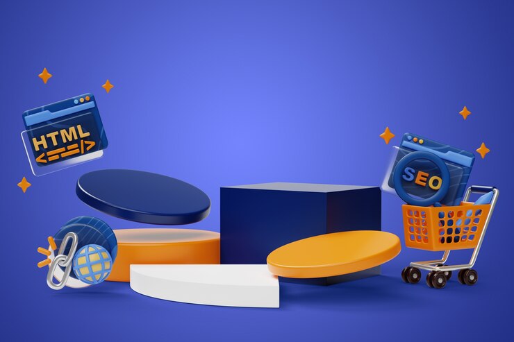 PSD grátis renderização 3d do fundo do pódio de vendas da interface