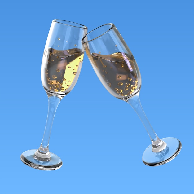 Renderização 3D do ícone do graduado