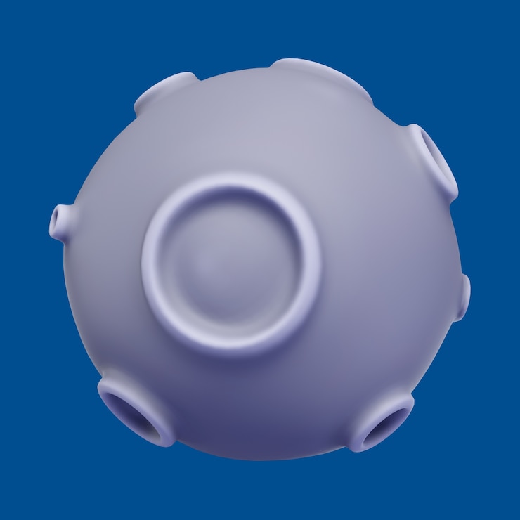 PSD grátis renderização 3d do ícone do universo