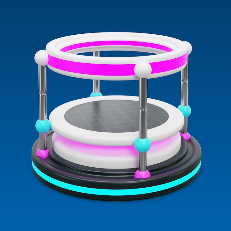 PSD grátis renderização 3d do ícone vr