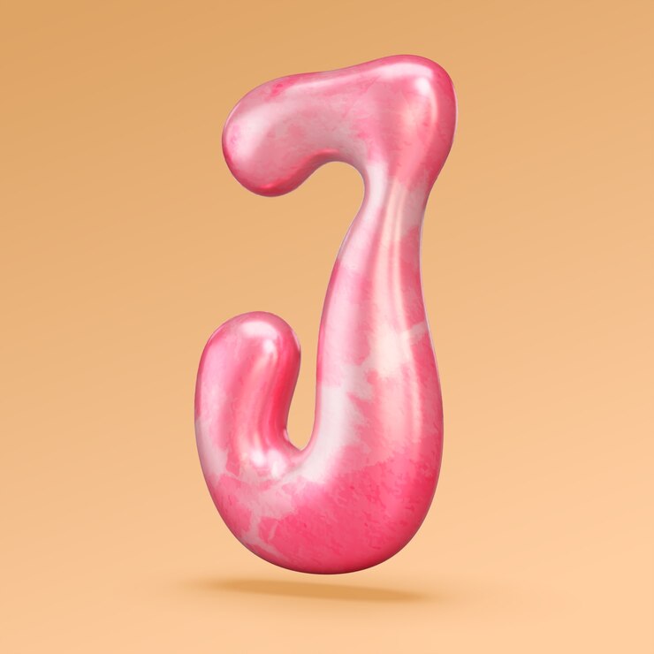PSD grátis renderização alfabética de ícones groovy