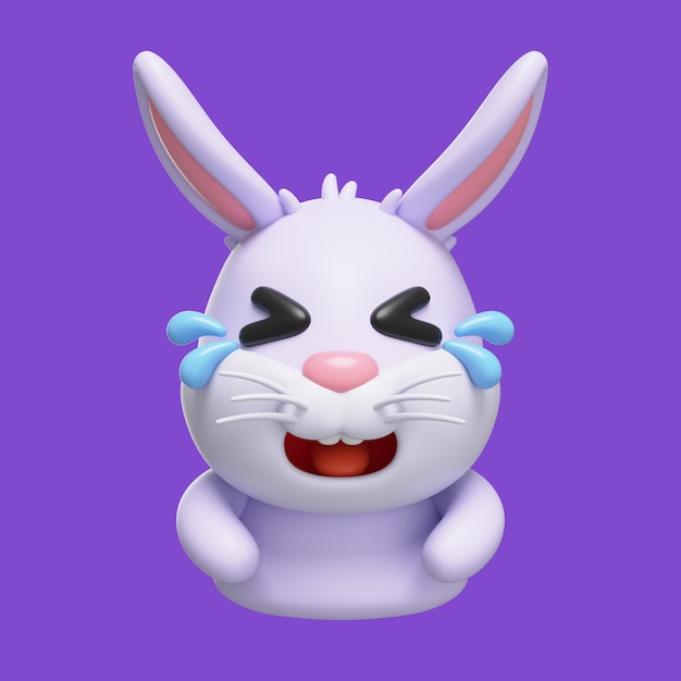 Renderização de ícones de emoji de coelho