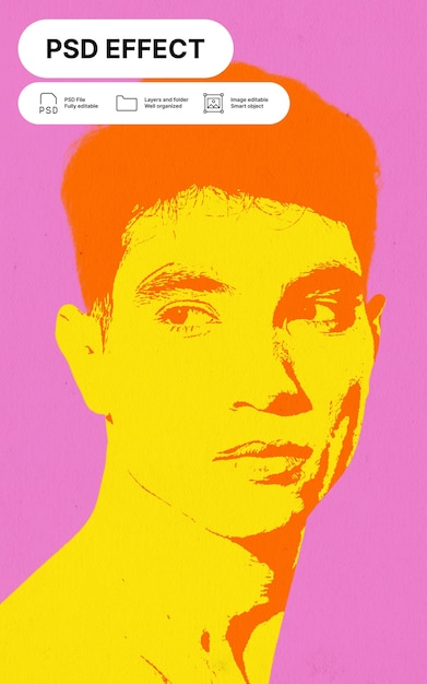 Retrato de arte pop