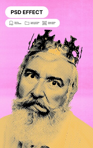 Retrato de arte pop