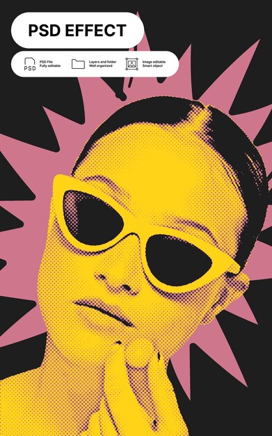 Retrato de arte pop