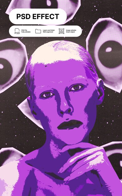 Retrato de arte pop