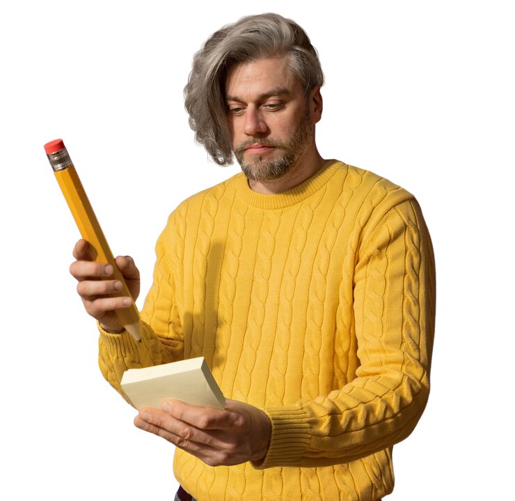 PSD grátis retrato de homem de meia idade