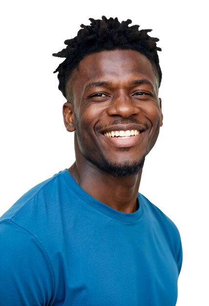 Retrato de homem negro de meia-idade isolado