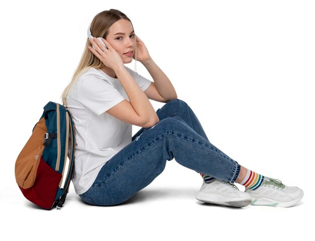 Retrato de uma adolescente isolada