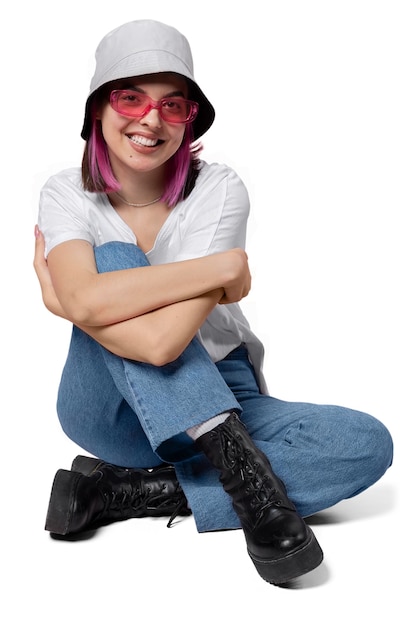 Retrato de uma adolescente isolada