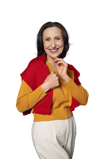 Retrato de uma mulher idosa