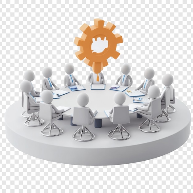Reunião de colaboração de equipes de brainstorming de ideias inovadoras