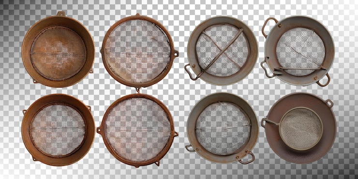 PSD grátis sifters vintage em fundo transparente