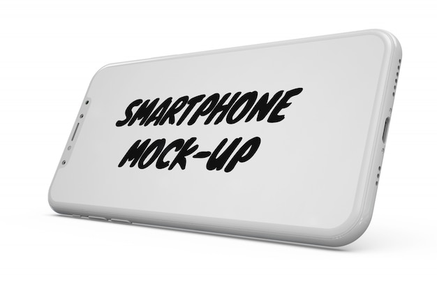 Smartphone mock-up isolado