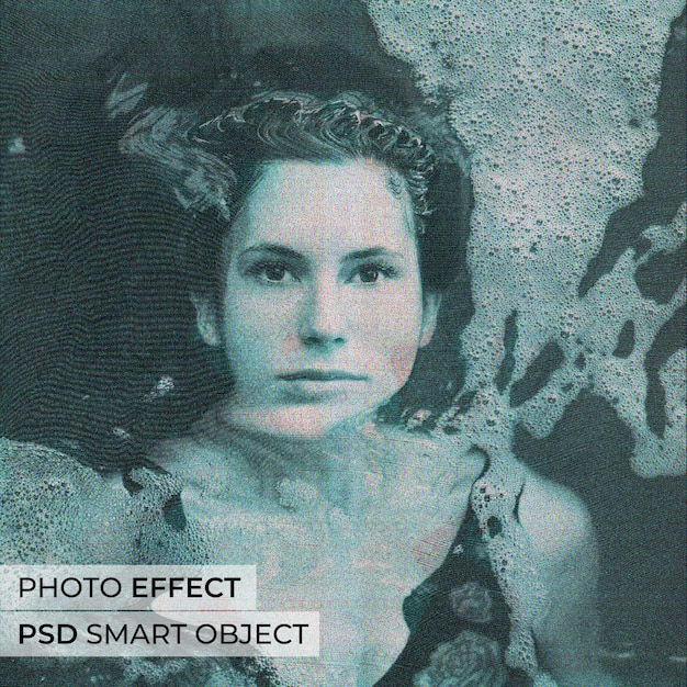 PSD grátis tv flicker photo effect