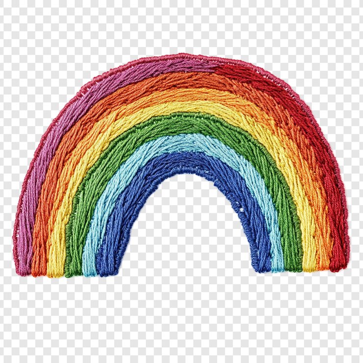 PSD grátis um arco-íris colorido de felicidade