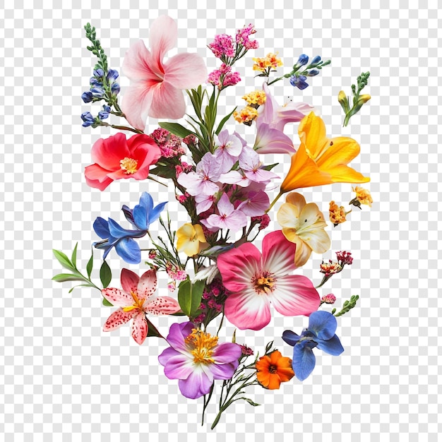 Um buquê vibrante de primavera Uma colorida celebração de flores
