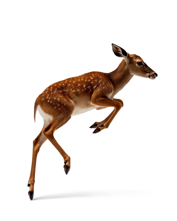 PSD grátis um cervo adorável isolado.