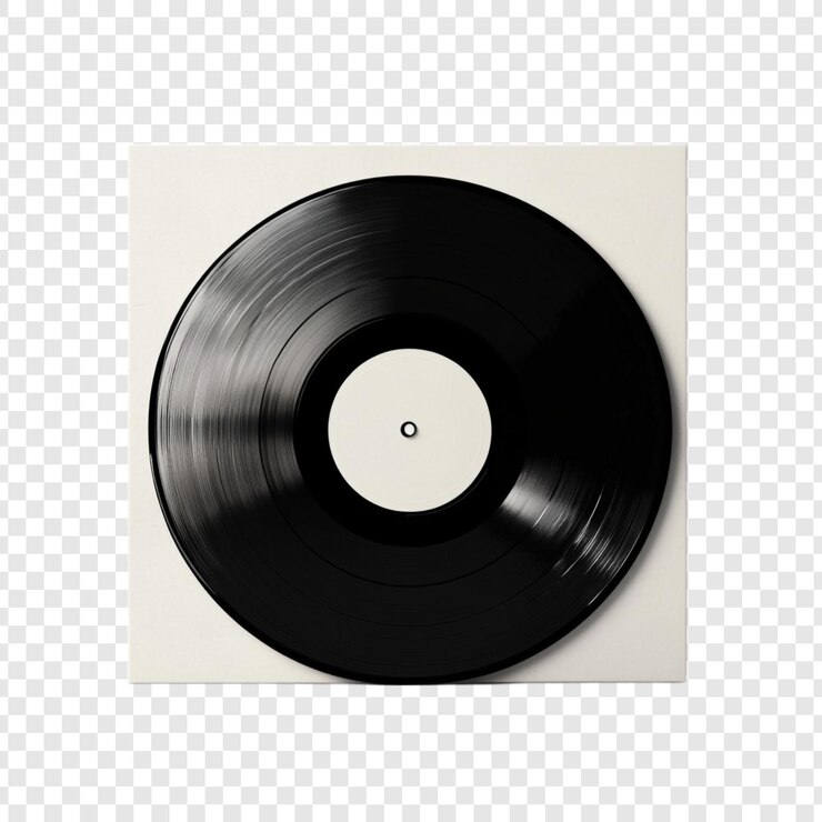 PSD grátis um disco de vinil antigo, um ícone da música clássica