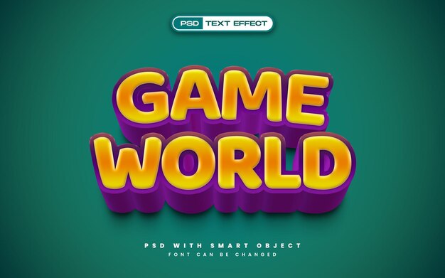 Um fundo verde com o efeito Game World Text nele