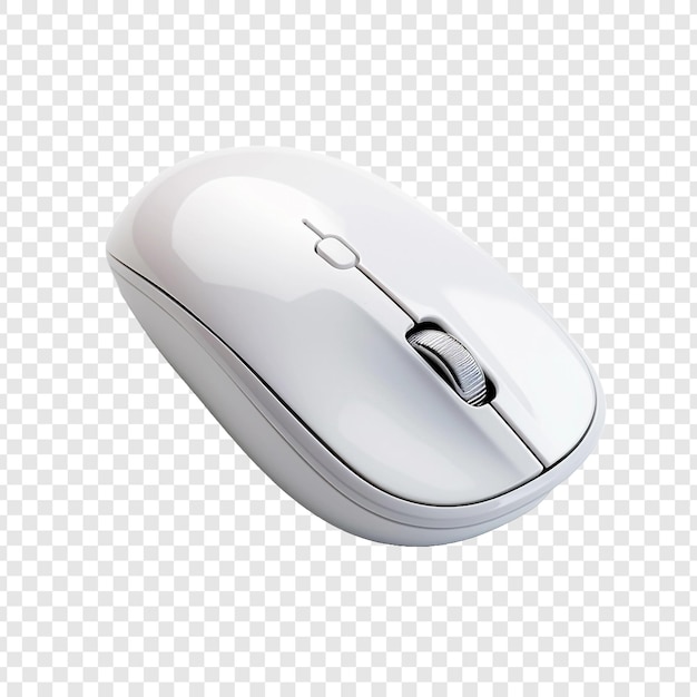 PSD grátis um mouse de computador com uma luz isolada em um fundo transparente