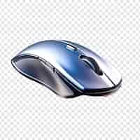 PSD grátis um mouse de computador com uma luz isolada em um fundo transparente