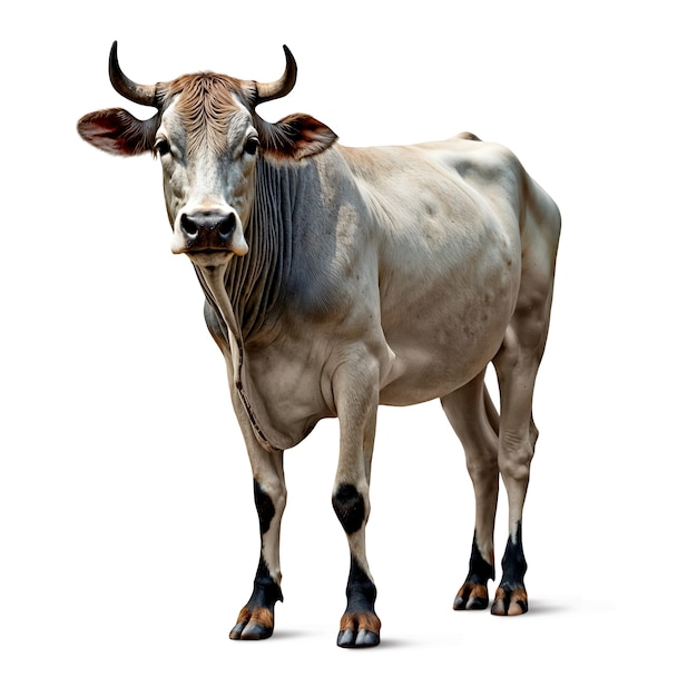 Uma bela foto de vaca.