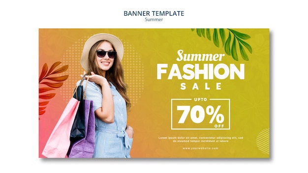 Venda de verão 70% de desconto