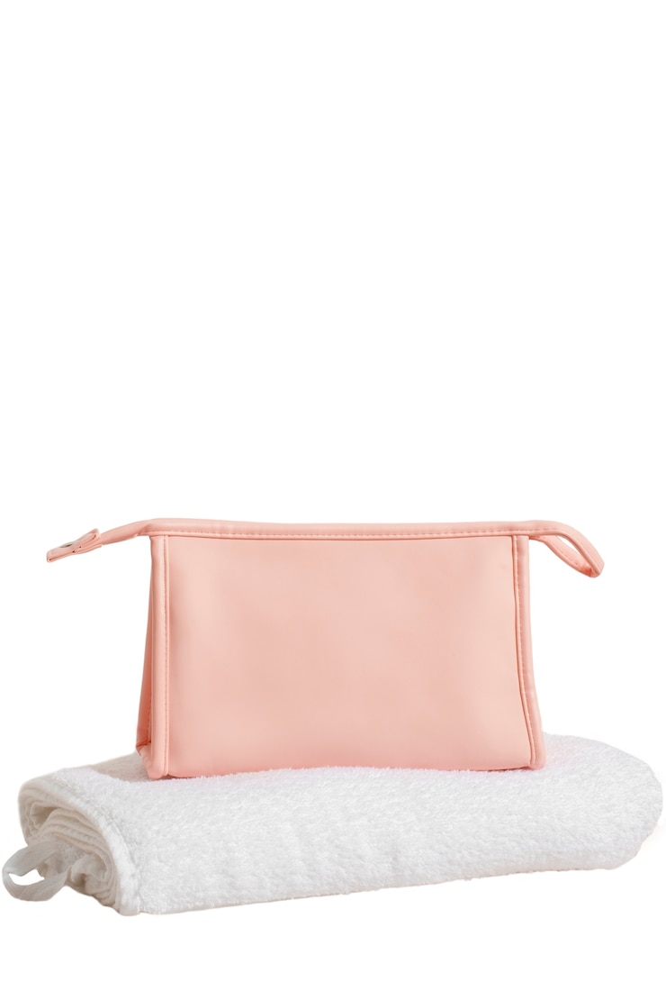 PSD grátis vista da ilustração da bolsa de higiene 3d