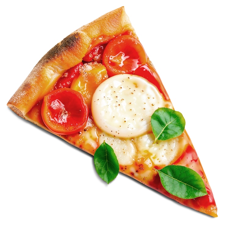 PSD grátis vista de cima de uma deliciosa pizza