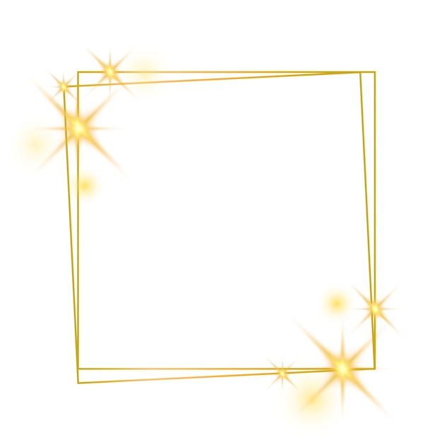 Vista do quadro de estrelas amarelas brilhantes