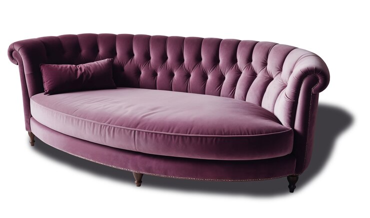 PSD grátis vista do sofá para decoração de design de interiores