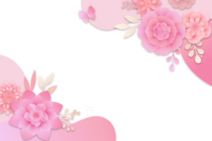PSD grátis vista superior arranjo de flores cor-de-rosa