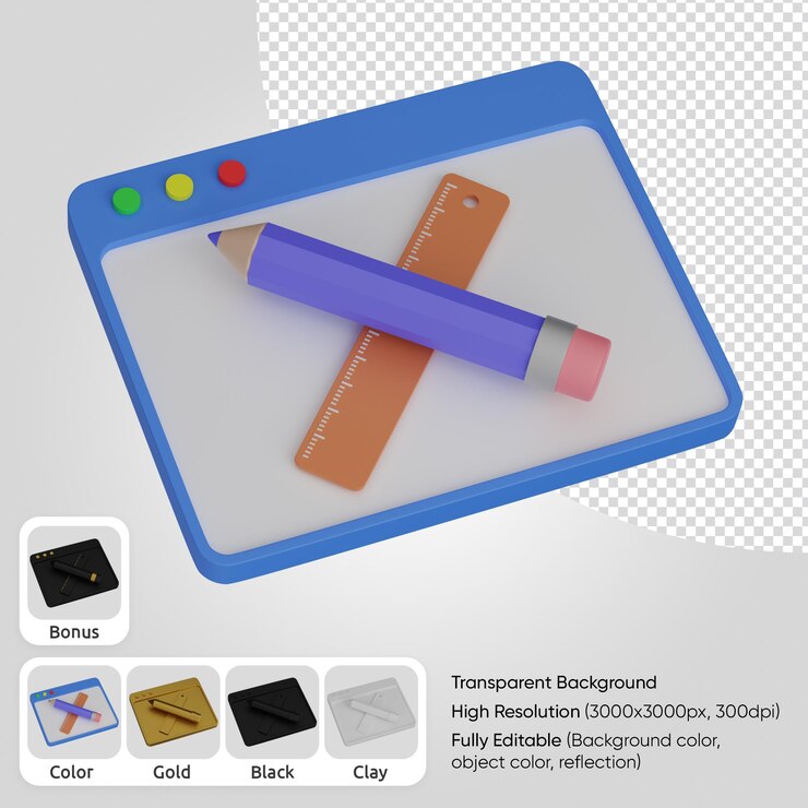 PSD grátis web design 3d