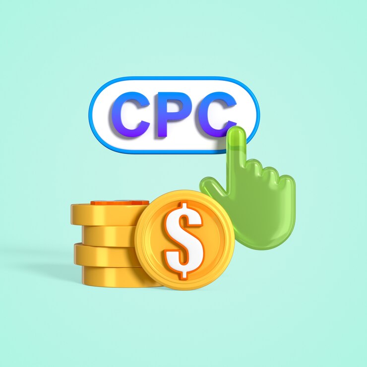Miễn phí PSD cpc advertising concept