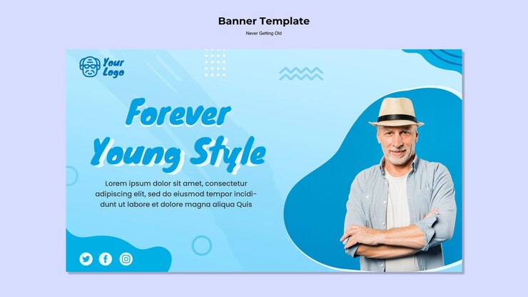Miễn phí PSD mẫu banner không bao giờ lỗi thời
