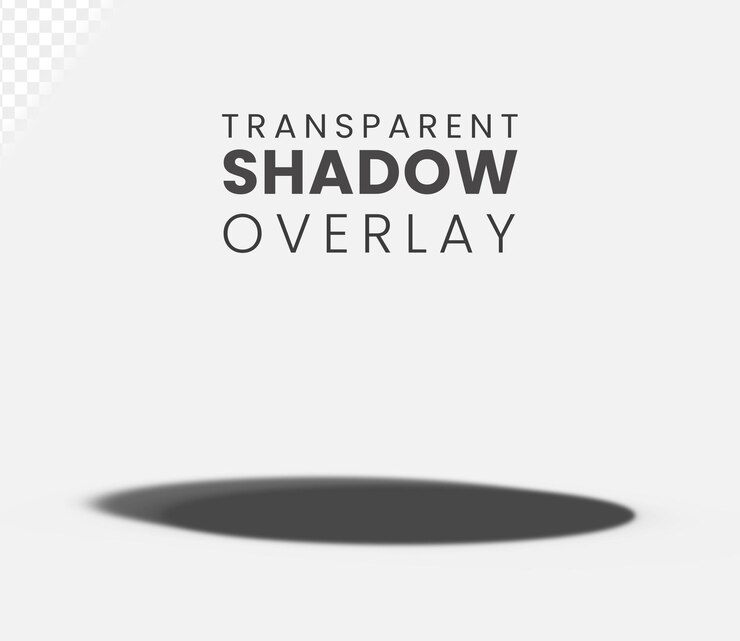 Miễn phí PSD transparent object drop shadow template