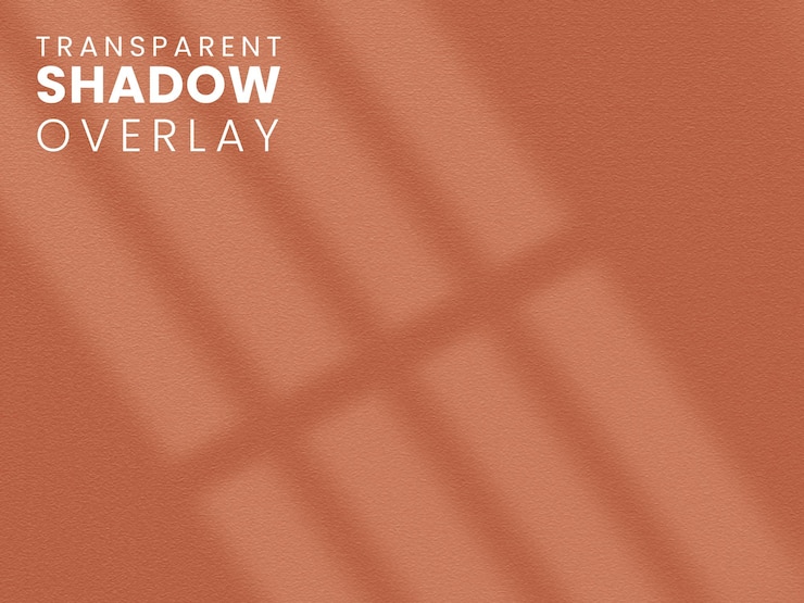 Miễn phí PSD transparent window shadow overlay template