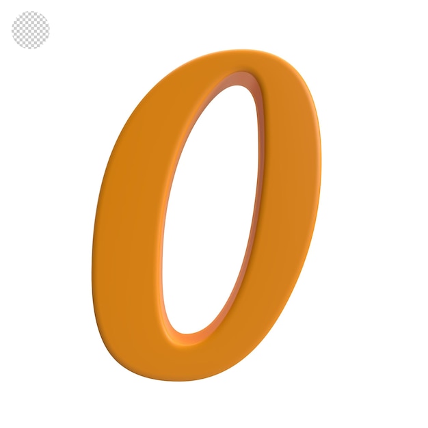 0 Nummer 3d
