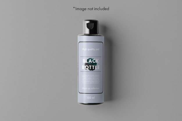02_Mockup di cosmetici per bottiglie nere