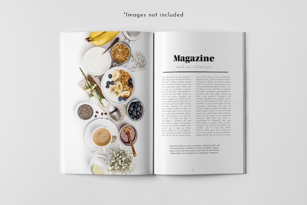 07_Food Magazine Mock-up 5_A4 Vertikal