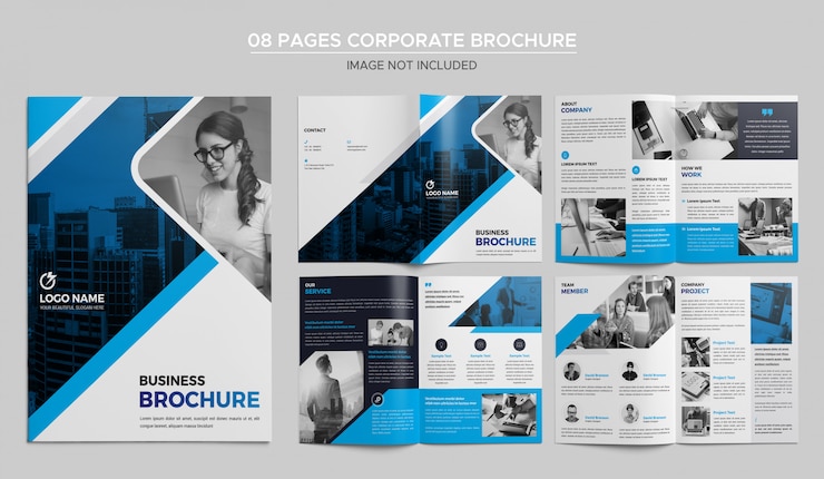 PSD 08 pagine design brochure aziendale