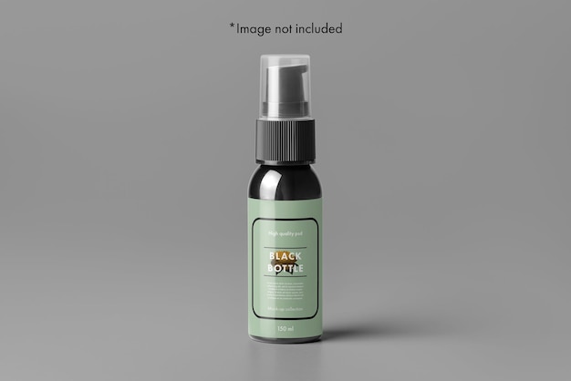 09_Mockup de Cosméticos de Botellas Negras