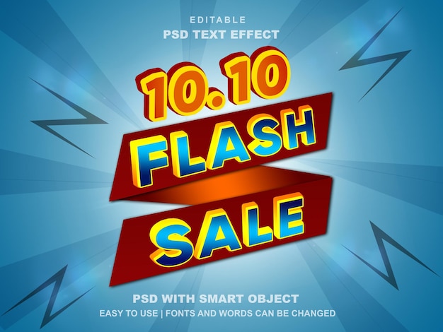 10.10 Bannière de vente flash